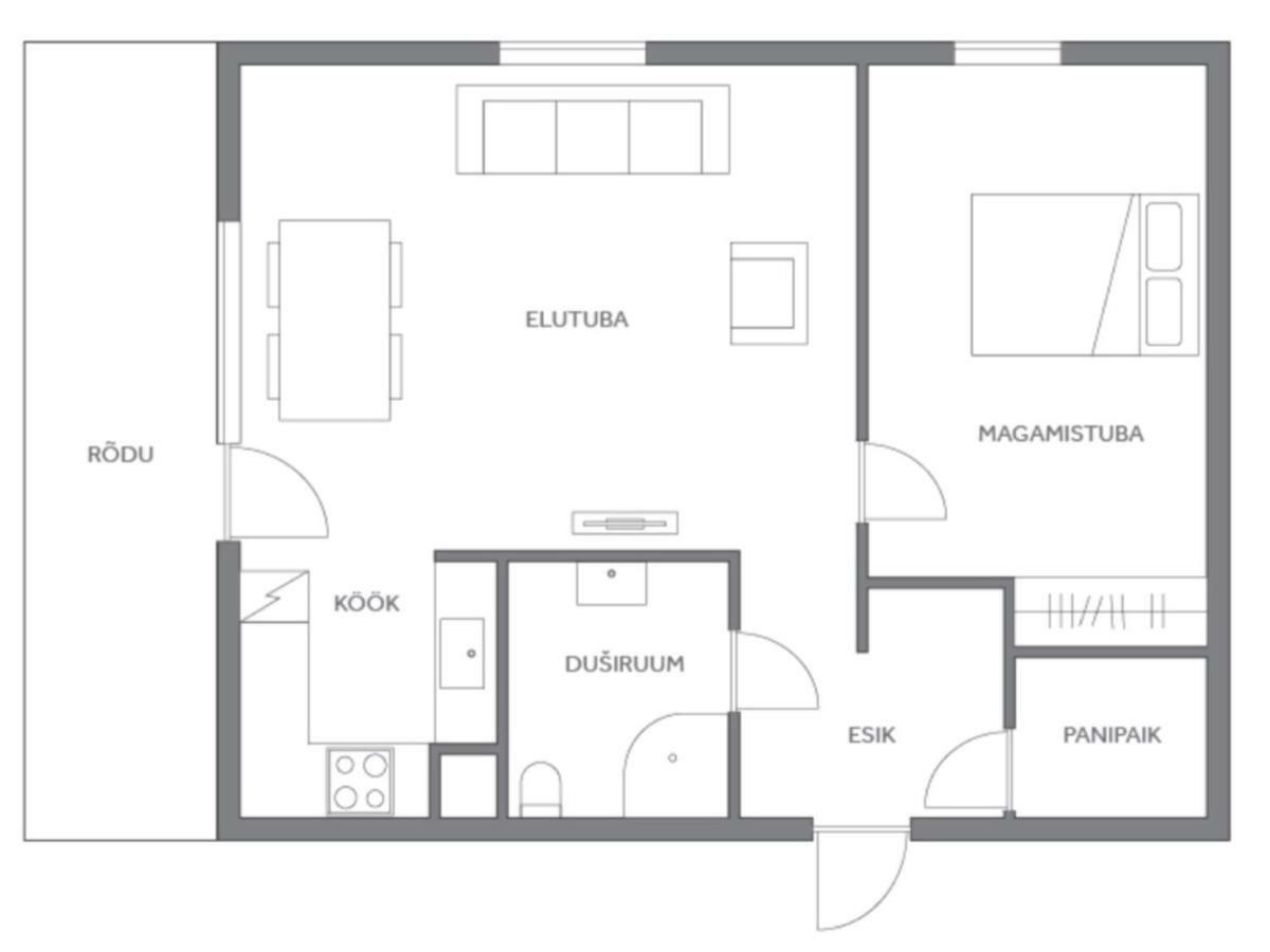 Papli 34 Apartment With Pool Παρνού Εξωτερικό φωτογραφία